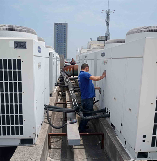 德清中央空调制热和不制冷系统维修方法